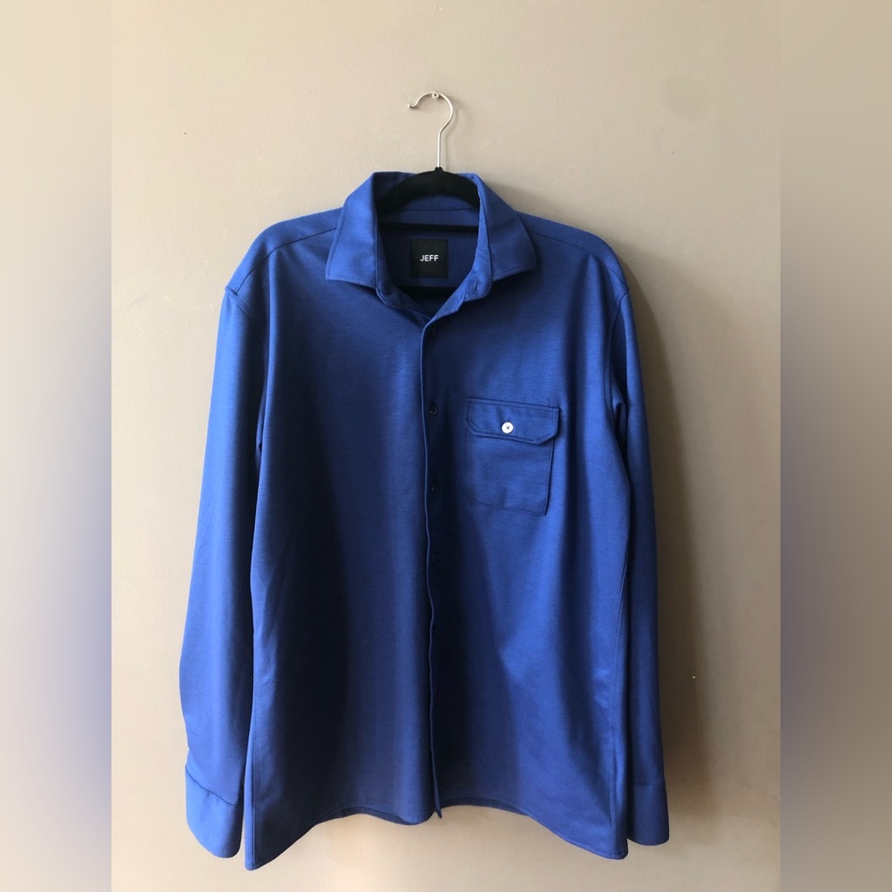 Jeff NWT Royal Blue Button Down Shirt Women’s M